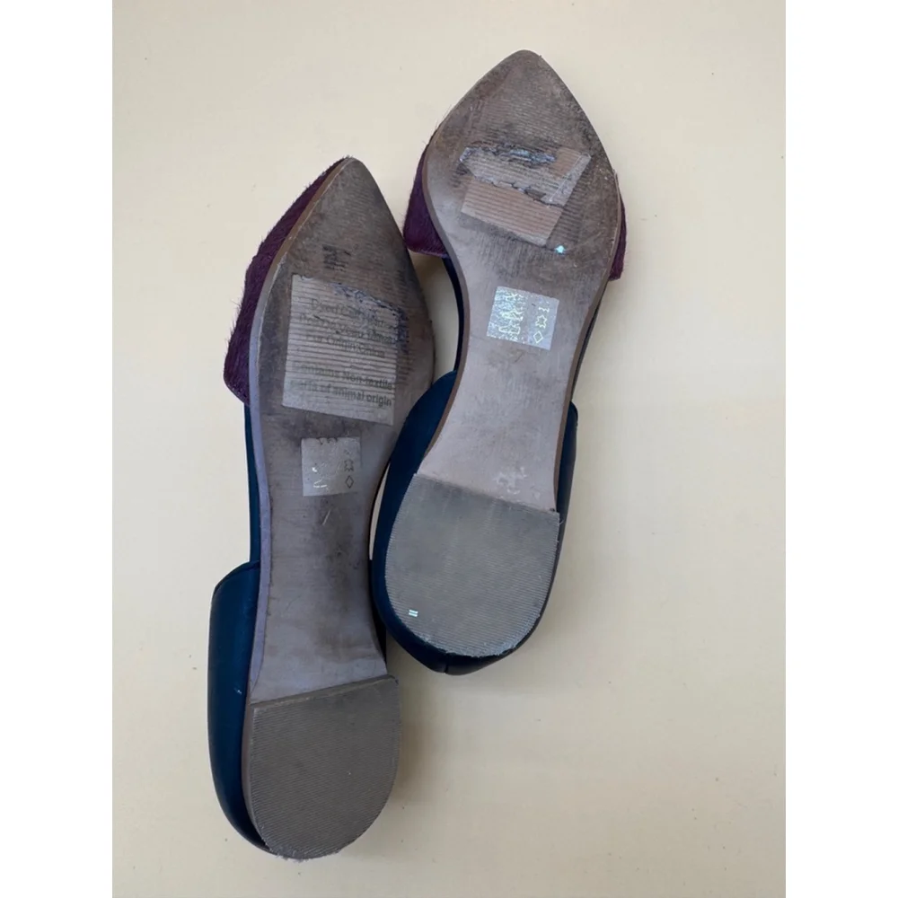Women's Madewell Flats Size 7 Purple and Black - Picture 6 of 6